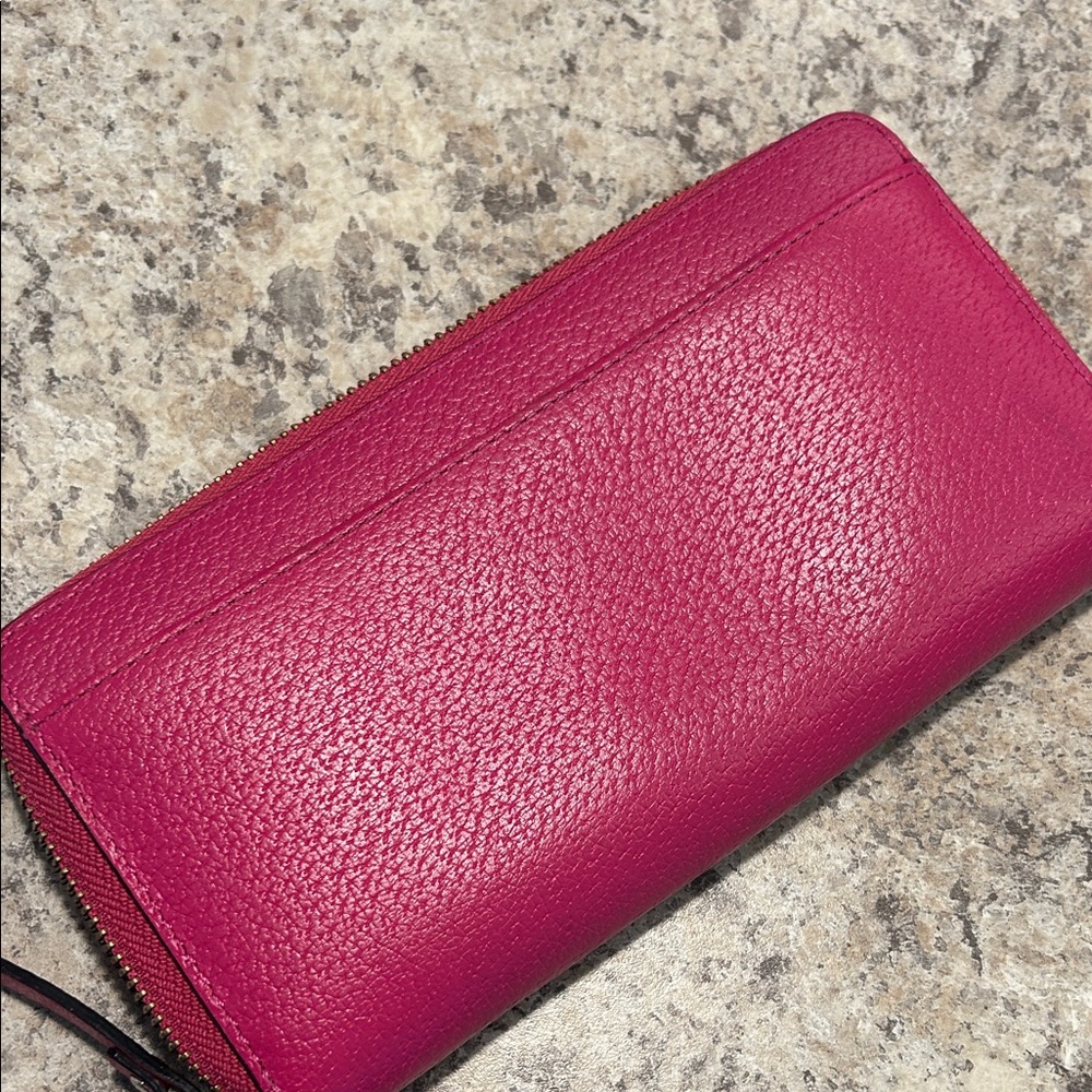 Kate Spade Fuchsia Zip-Around Wallet - Picture 3 of 3